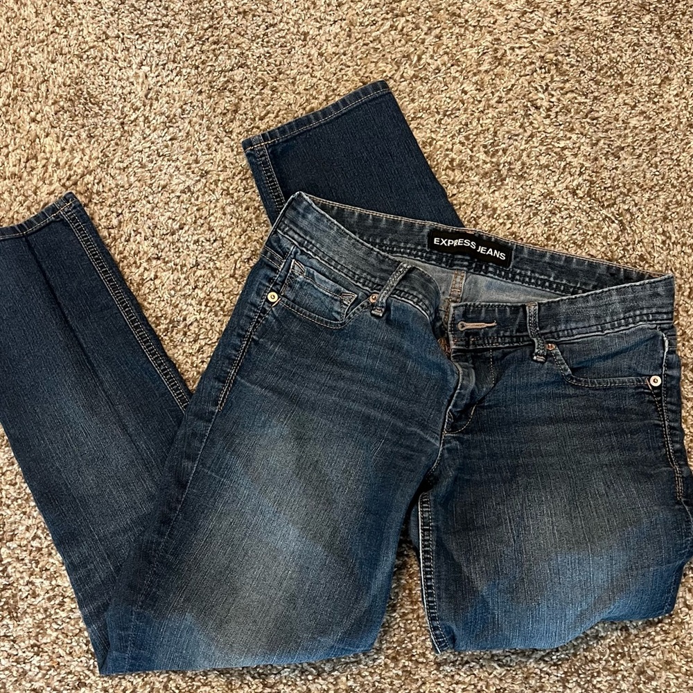Express Cropped Skinny Jeans